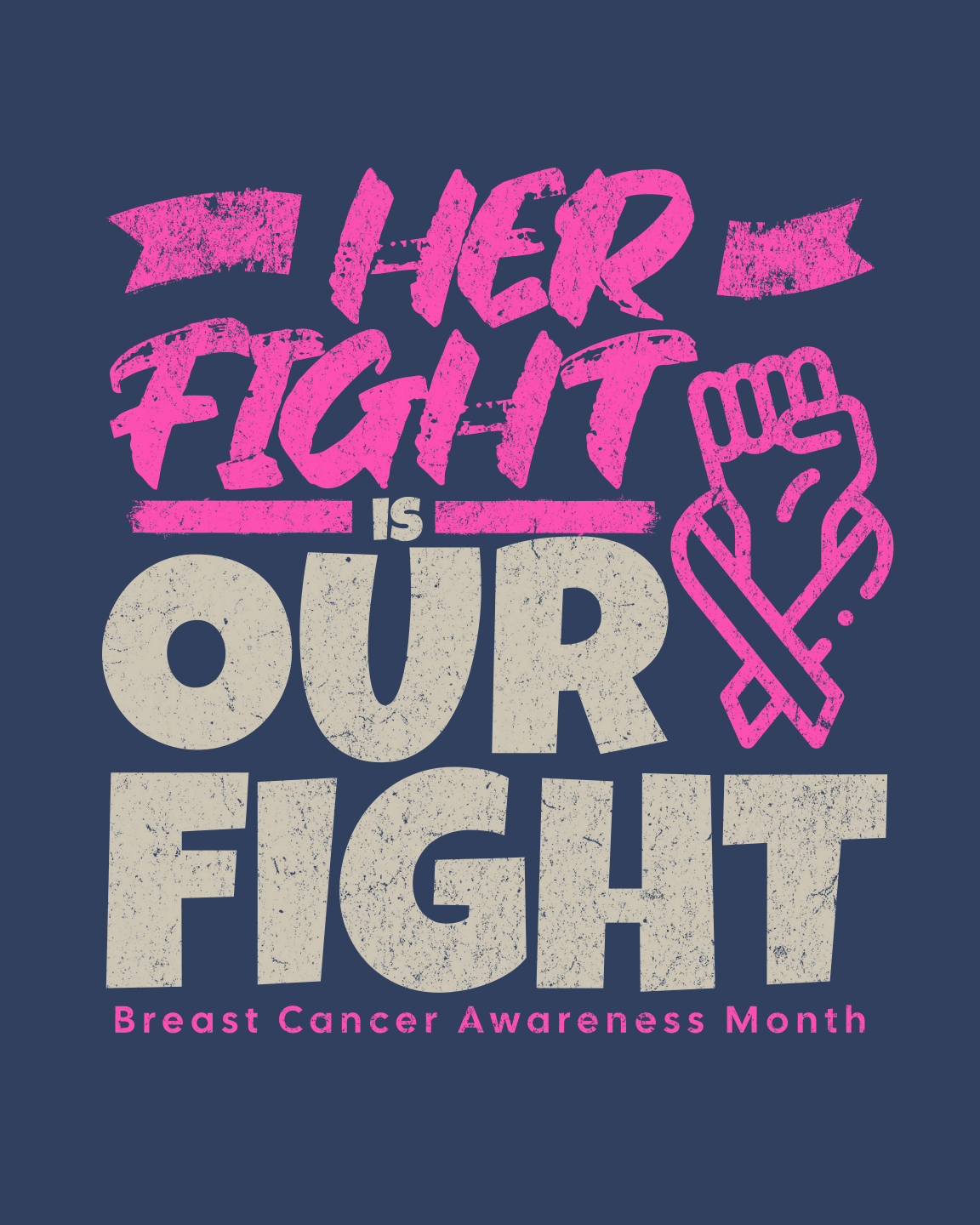 Together We Fight: Cancer Support Tee